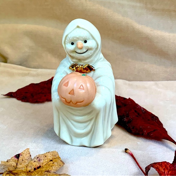 Lenox Halloween Jack O Lantern October 3.5” Porcelain Figurine - Picture 1 of 7